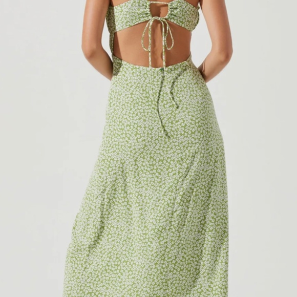 Floral Cutout Midi Dress (ASTR THE LABEL) - Picture 2 of 5